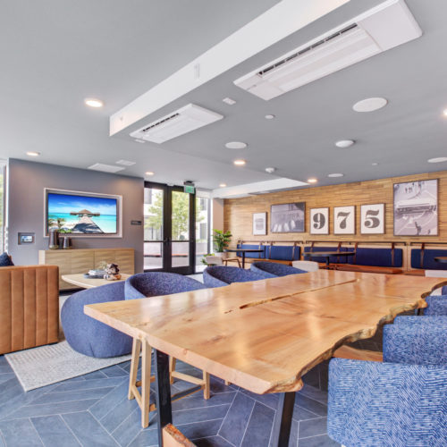 Coworking space with work stations and conference rooms - Social Fun at Astella Apartments
